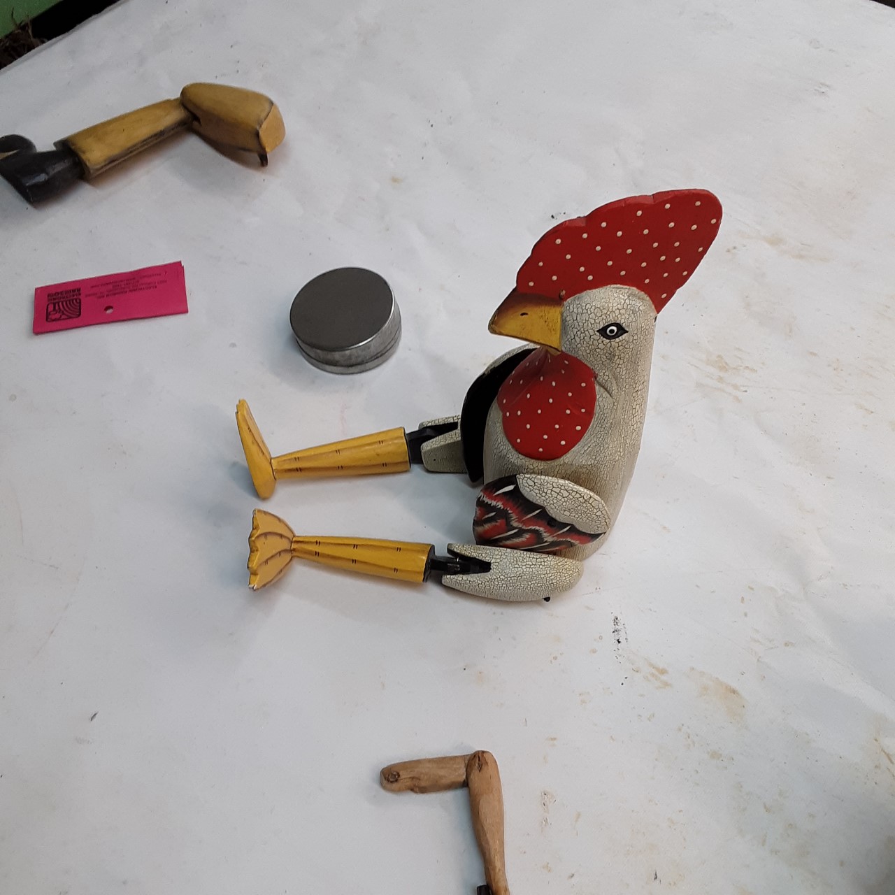 Art Play Day at Murphy Sculpture Studio - chicken- Jan 2020